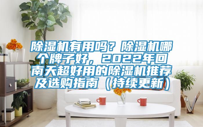 除濕機(jī)有用嗎？除濕機(jī)哪個(gè)牌子好，2022年回南天超好用的除濕機(jī)推薦及選購(gòu)指南（持續(xù)更新）